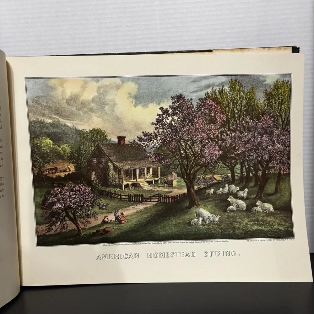 Currier And Ives America Hard Cover 80 Color Prints 1952 Colin Simkin